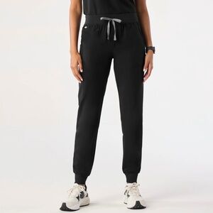 Figs Zamora Women's Jogger Scrub Pants Black Size XS/P EUC